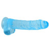 Real Rock Crystal Gode Crystal Clear 19 x 4.5cm Bleu